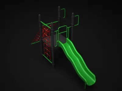 Teenagers Outdoors Toys 3D model