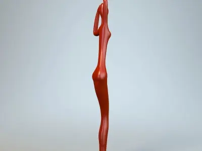 Sculpture Dance Woman P 3D print model
