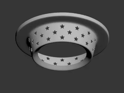 Stars Ceiling Lamp 3D print model