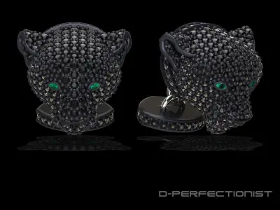 Luxury Diamond Cuffling 3D print model