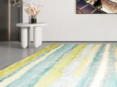 Modern Carpet Pattern Abstract 3D model