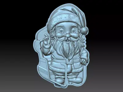 Santa Claus 3D print model 4