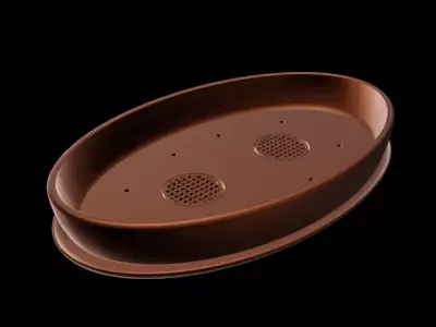 OVAL BONSAI POT 003 3D print model