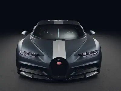 Bugatti Chiron - Unreal Engine 5 3D model