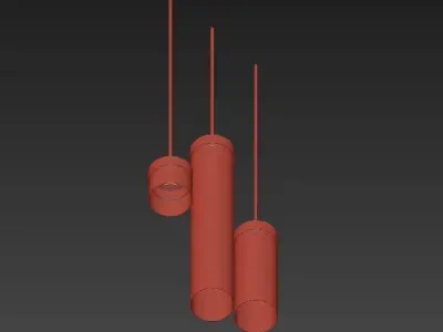 VESSEL three pendants 3D model