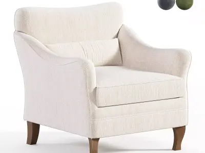 Armchair Ceppi Style Beyond Luxury Low-poly 3D model