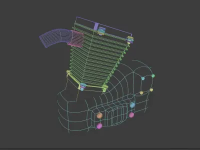 Bike Engine 3D model
