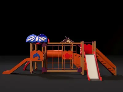 Childrens play complex 3D model get
