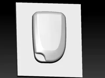 Toyota Vios leather key cover mold 3D print model