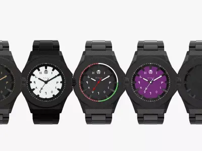 Elite Modular Black Watches 3D model