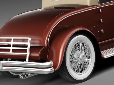 Duesenberg SJ Roadster 1935 3D model