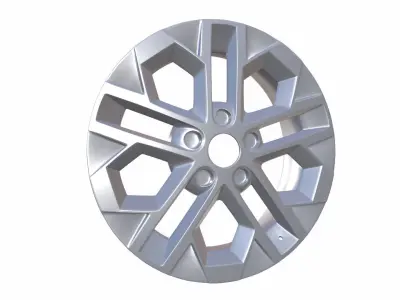 Alloy Wheel Low-poly 3D model