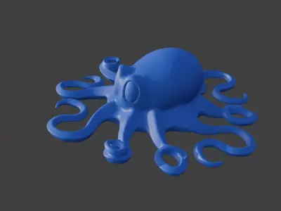 octopus 3D print model purchase
