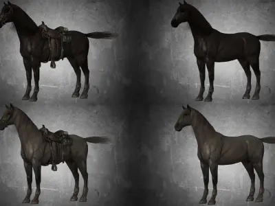 Collection 26 3Dmodel Horse 3D model