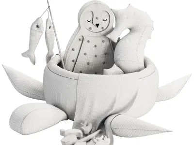 Kids Room Decoration 010 3D model