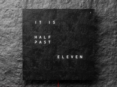 Qlocktwo Classic 3D model