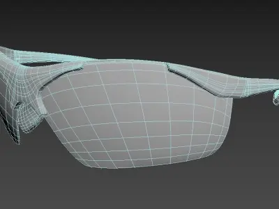 Uvex sportstyle 223 sunglasses Low-poly 3D model