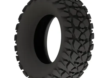 Automotive Heavy Truck Tyre 3D print model