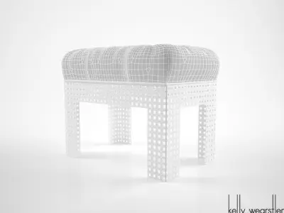 Kelly Wearstler Precision bench 3D model