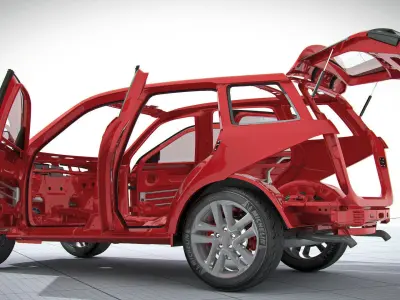 Dosch 3D - Car Details - SUV  3D model