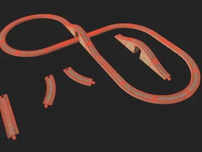 Toys Props Pack Low-poly 3D model