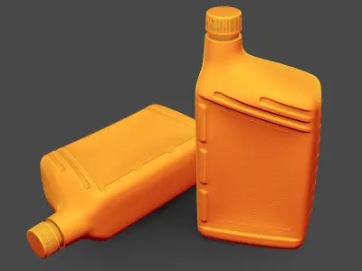 Motor Oil Bottle 3D model purchase