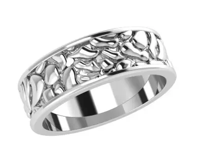 Engraving Band Ring 0469 3D print model
