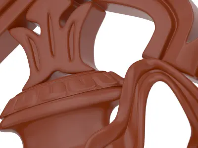 Auspicious Symbols of Buddhism - VASE 3D model