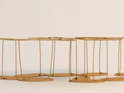 Fillo Long Table 3D model