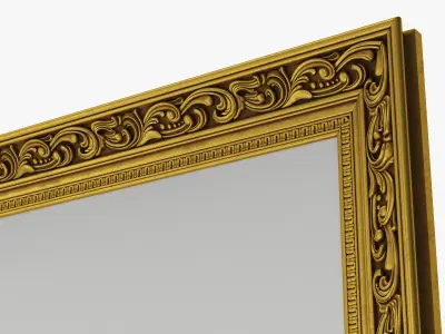 Frame picture gold v6 3D model