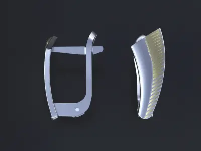 Neat little earrings for CNC model or 3D print model