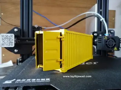 Container shipping 3D print model
