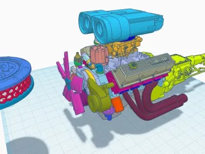 1-25th scale 351 Cleveland add ons 3D print model