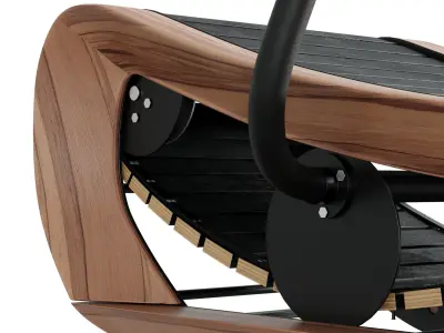 Gym-Nohrd Sprintbok - Curved Manual Treadmill  Low-poly 3D model