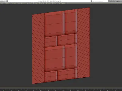 Wall Panel Decoration 3d model Low-poly 3D model order