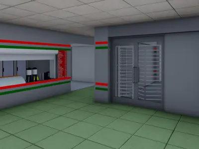 Basketball Arena 3D model