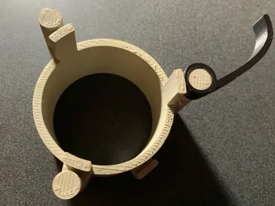 CAM-based Pipe attachment 3D print model