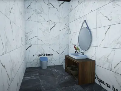 Archviz Realism 3d showroom  architecture Unreal Engine Low-poly 3D model