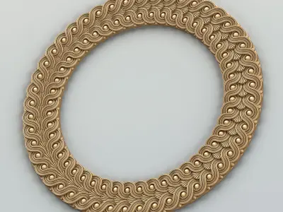 Round rosette 050 3D model