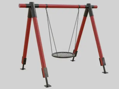 Playground Portal Swing - 01 3D model