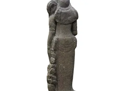 Garden sculpture Dewi Sri 3D model