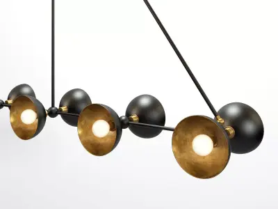 Trapeze 10 Pendant Lamp 3D model