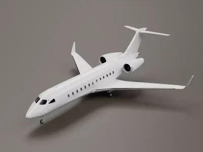 Bombardier Global 5500 3D model