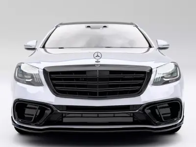 Mercedes-Benz s65 w222 Low-poly 3D model
