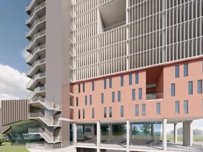 UNIVERSITY BUILDING 3DMODEL 3D model