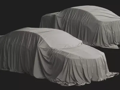 Ordinary Car Cover 01 3D model