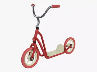 Kick scooter vintage 3D model