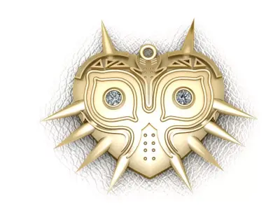Majoras Mask Medal 3D print model