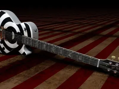 Gibson Les Paul - Zakk Wilde 3D model