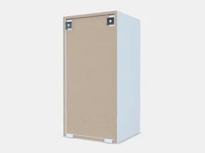 METOD Wall cabinet frame 9 Low-poly 3D model